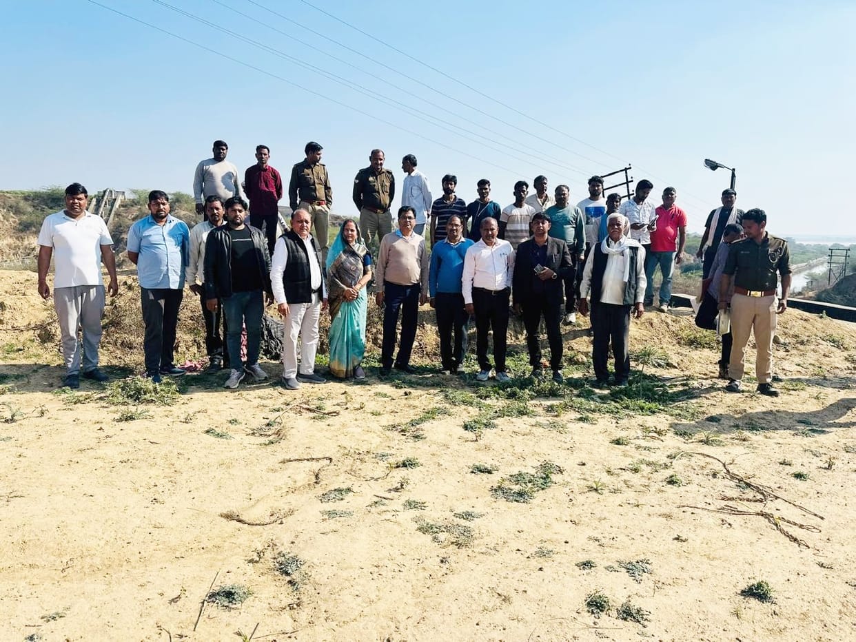 Re-measurement of land earmarked for Moksha Dham in Pinahat