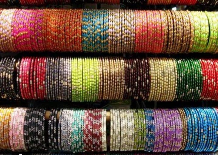 The glass and bangle business has revived with the wedding and festive season.