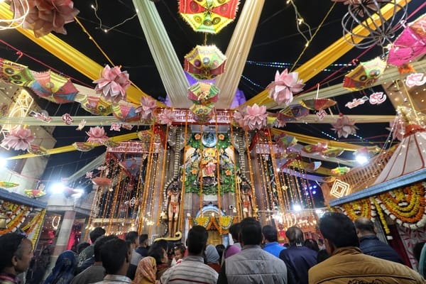 Laxman Nagari decorated like the city of Mahakal on Mahashivratri