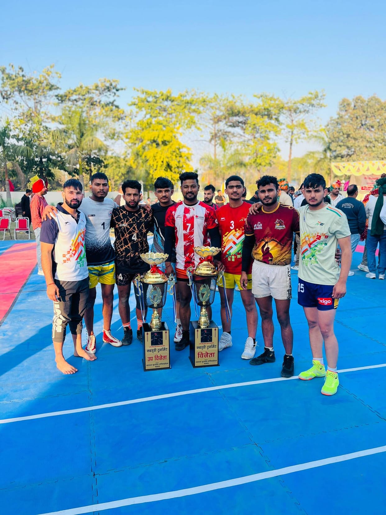 Malik Sports Academy won gold medal in Kabaddi competition