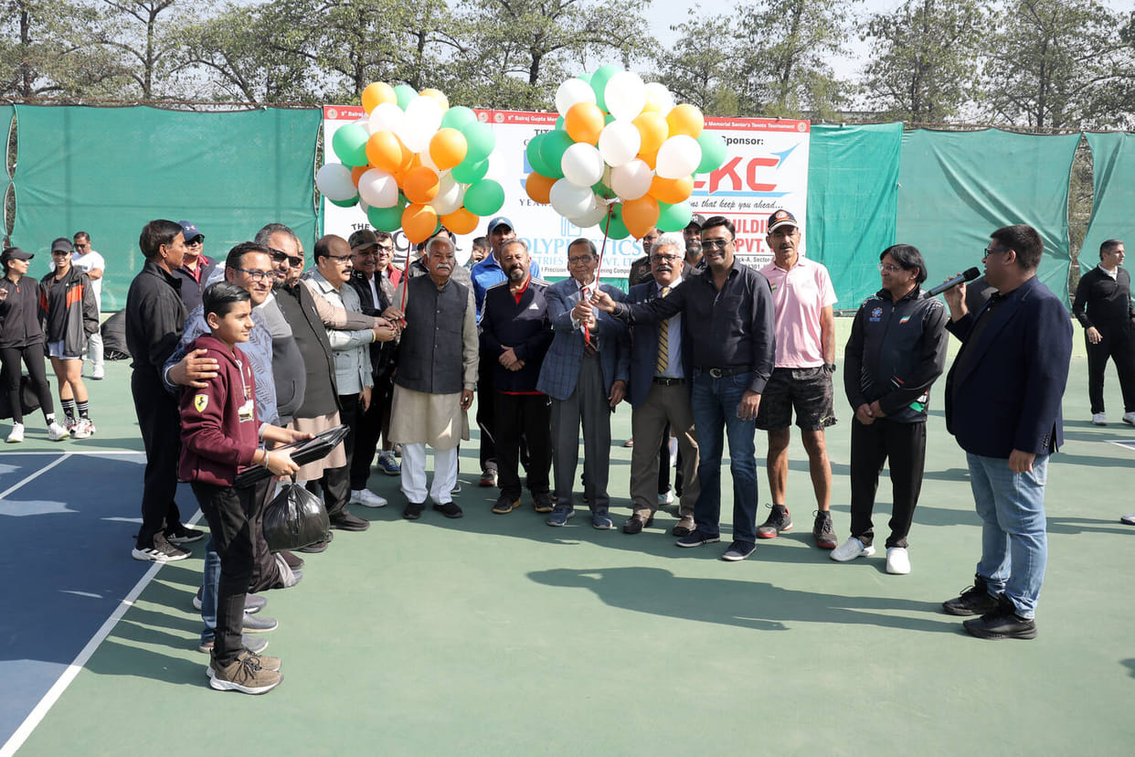 Tennis tournament begins, 150 players taking part