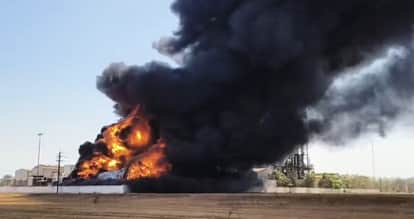 Massive fire breaks out at chemical factory in Rajnandgaon