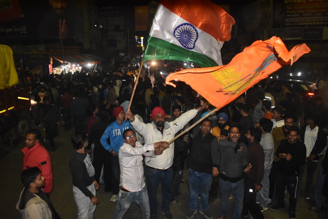 Team India did wonders in Colombo, people of Meerut created a stir