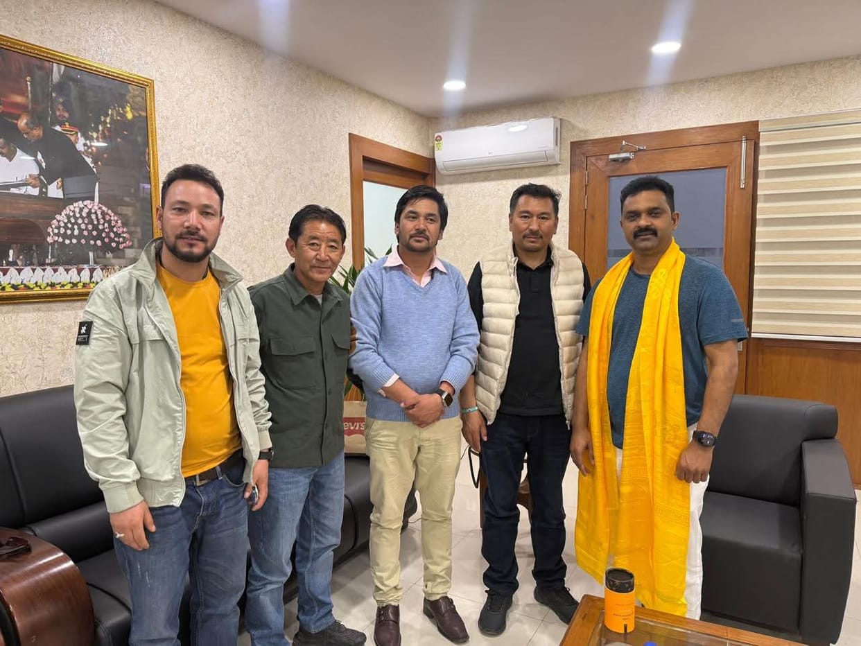 Leh, BJP Leaders Ladakh, Delegation Meet Union Minister