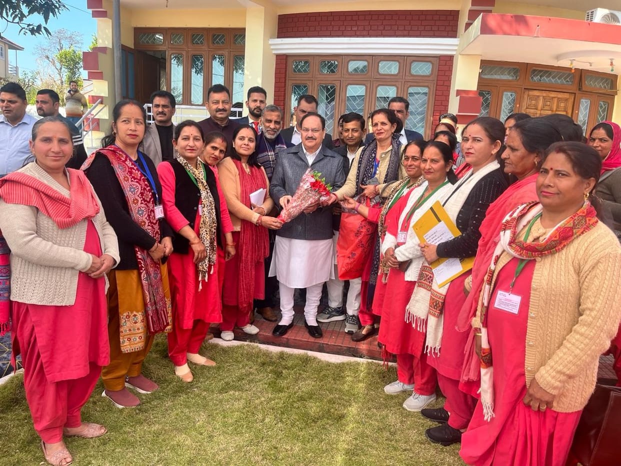 A delegation of ASHAs met Nadda and submitted a memorandum of demands.