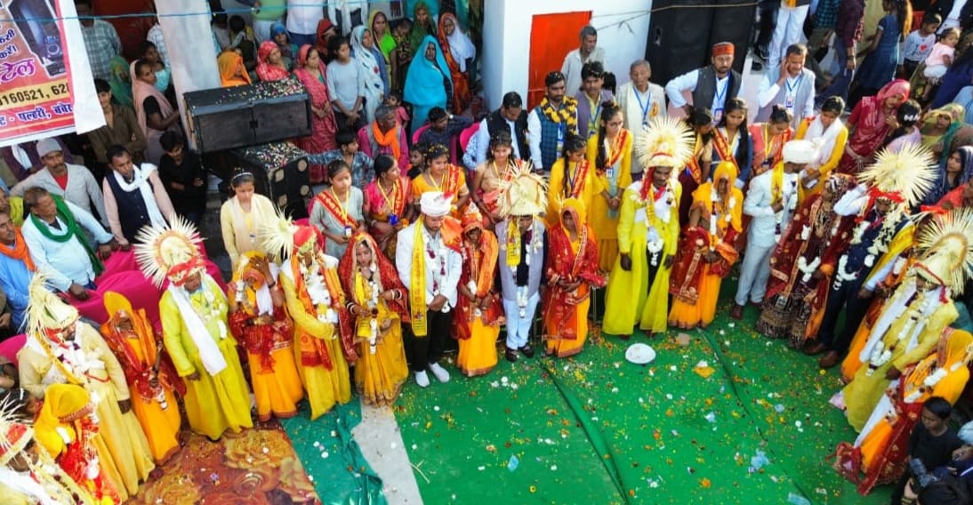 Mass marriage yagna on Mahashivratri, 10 couples held each other's hands