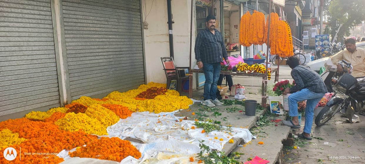 The increased demand for flowers... the price of color and fragrance doubled