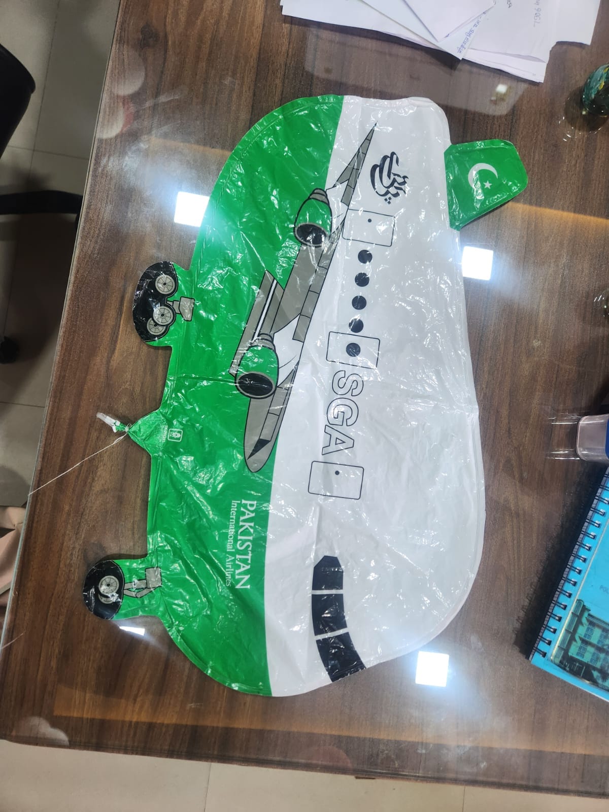 Balloon with Pakistan International Airlines written on it found in Air Force Station premises