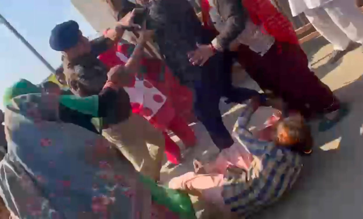 Villagers protesting against the solid waste management plant clashed with the police, leading to stone pelting and lathi charge.