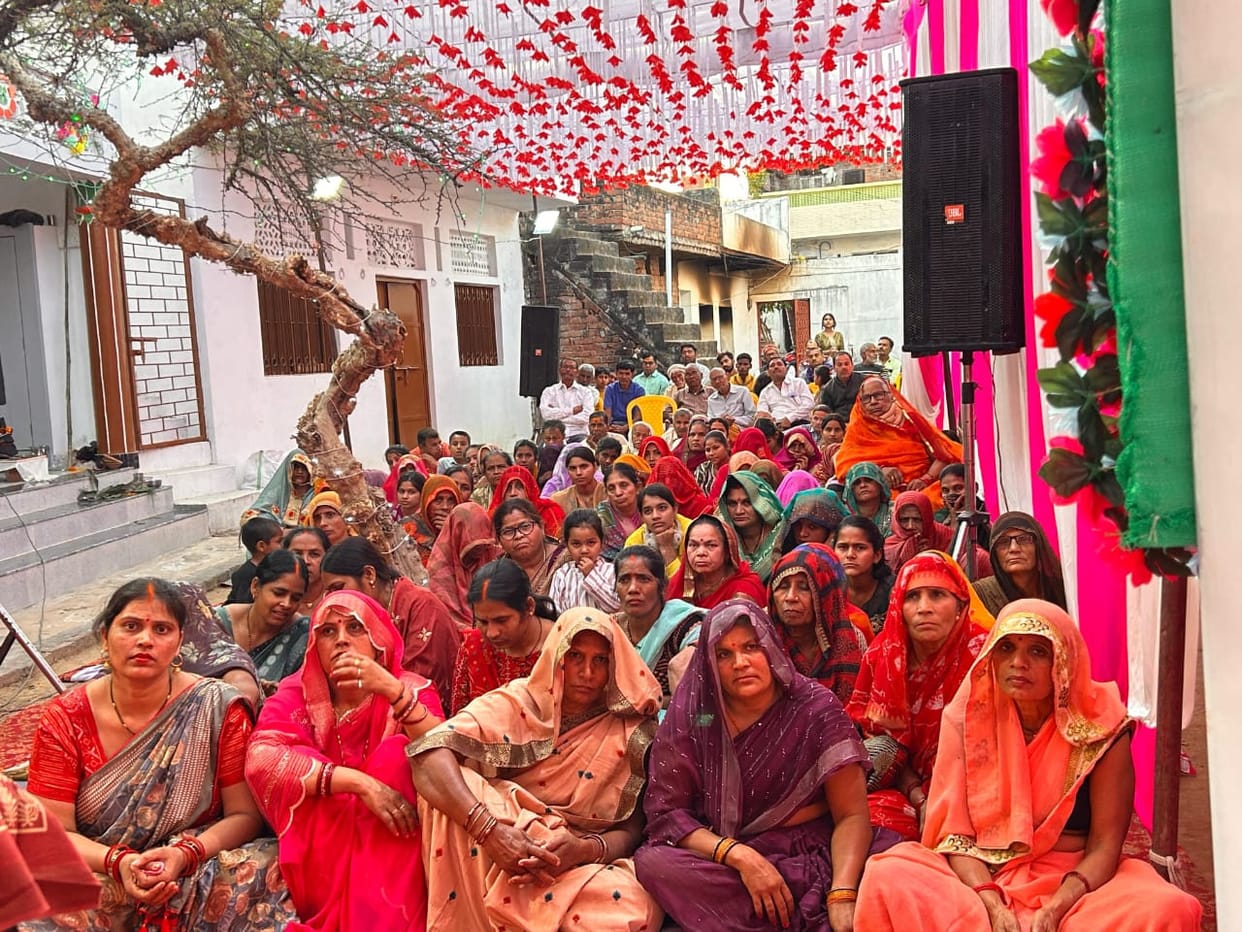 The story of killing Kansa and Rukmini's marriage is narrated in the Srimad Bhagwat Katha.