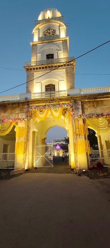 श्रीगढ़ पैलेस में की गई सजावट।