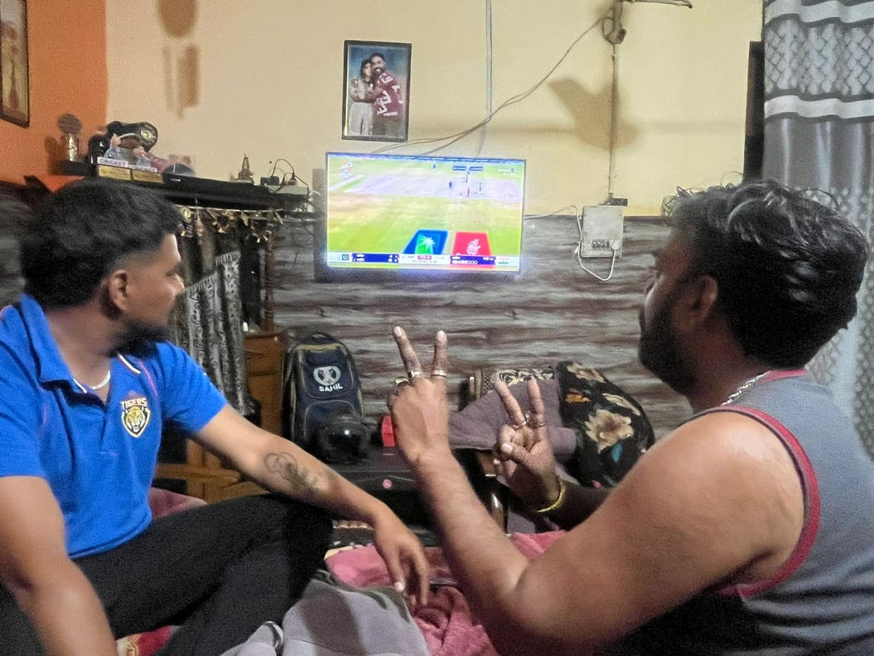 Celebrations continued late into the night after India's impressive win, with people saying, "It's amazing."
