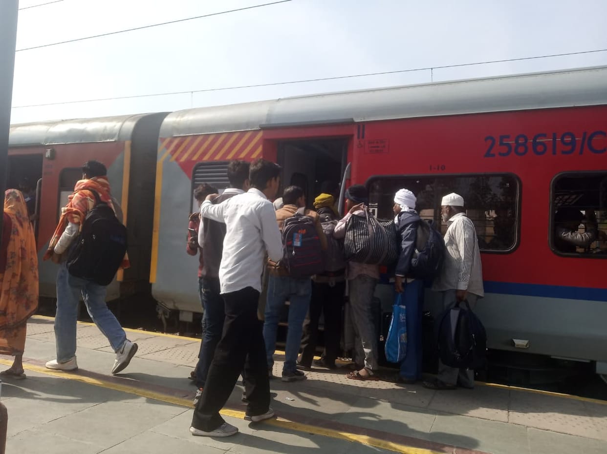 Travelling home for Holi is a challenge, with trains to UP and Bihar running out of seats.