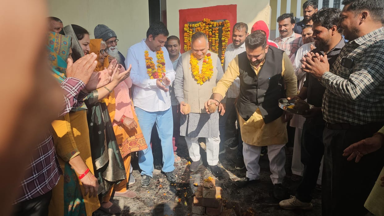 MLA and former mayor inaugurated development works worth Rs 1.46 crore.