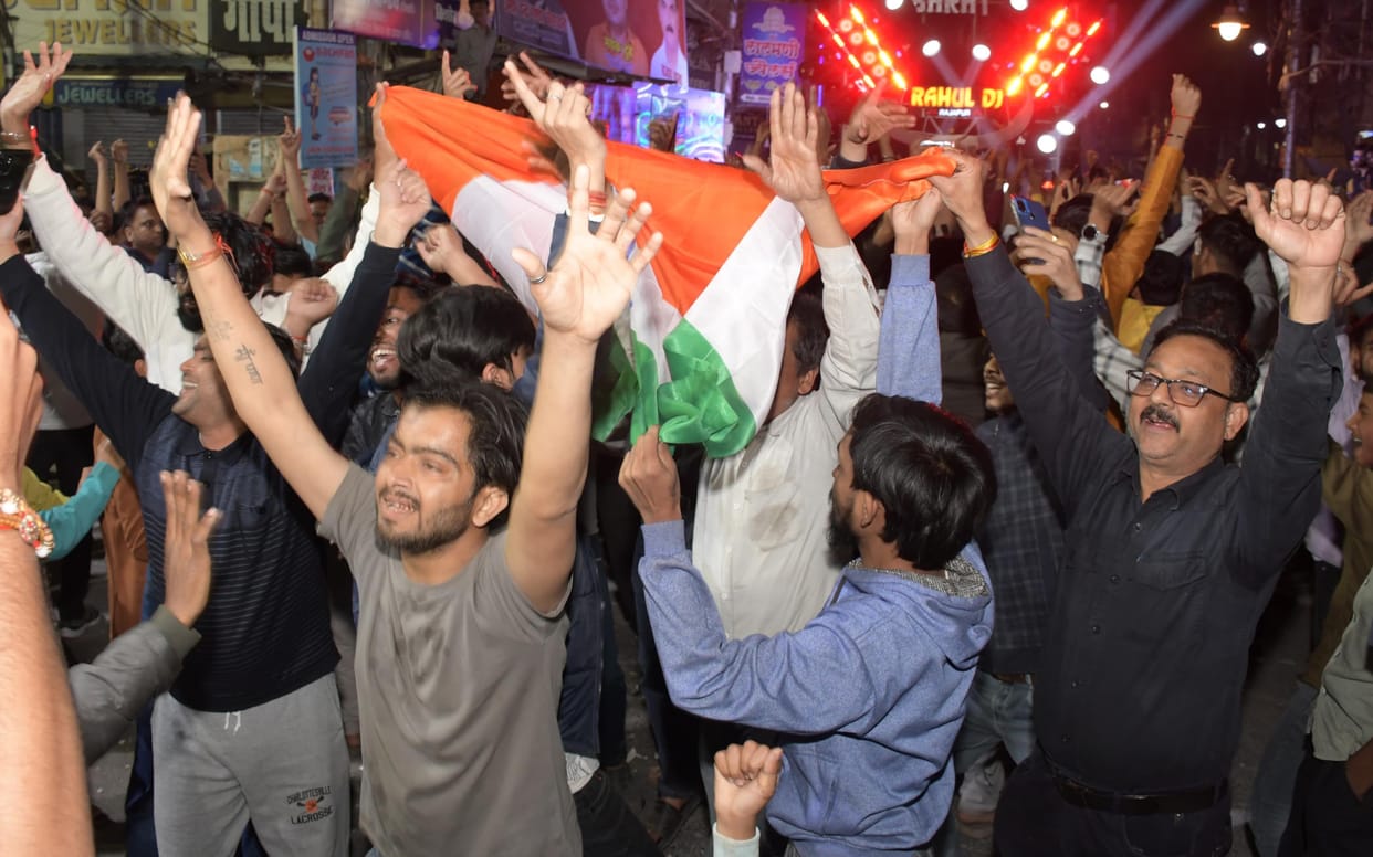 Pakistan's bitter defeat brings joy to Sangam city