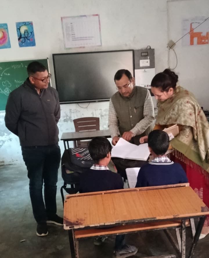 BEO inspected the educational system and attendance register.
