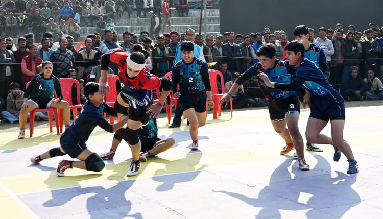 State Hostel Bilaspur becomes winner in Women's Kabaddi