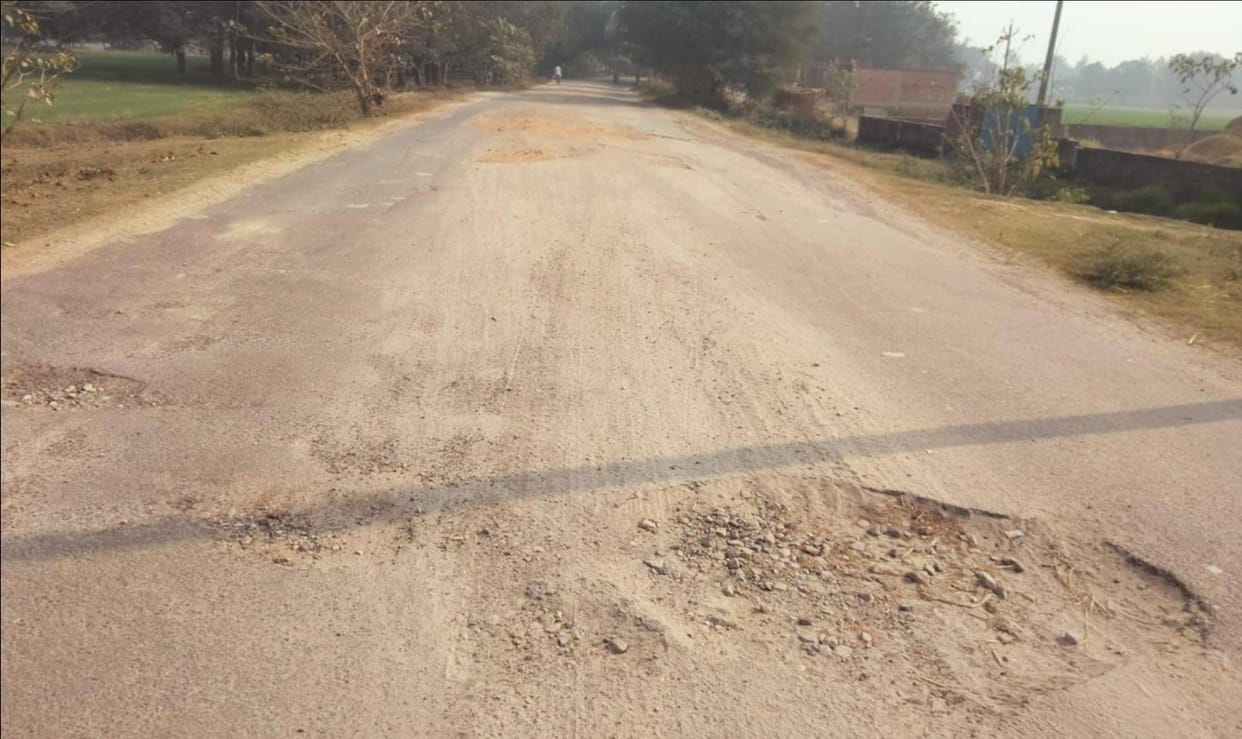 Poor road conditions increase the risk of accidents