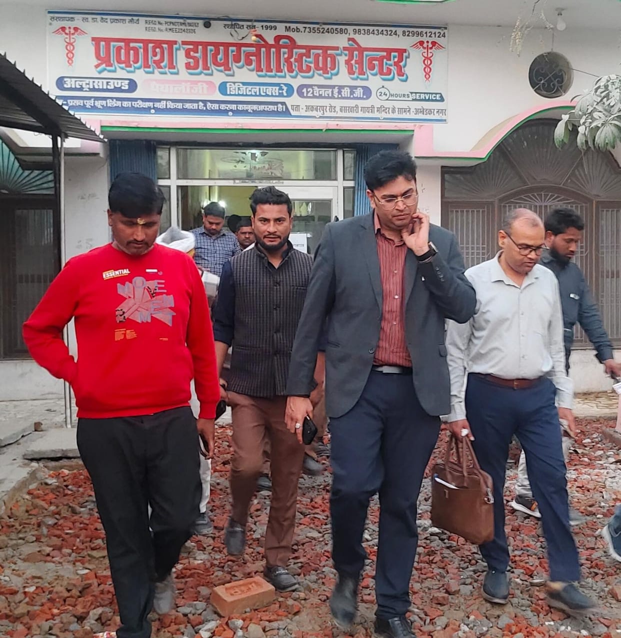 Two hospitals sealed, three served notices, and many fled.