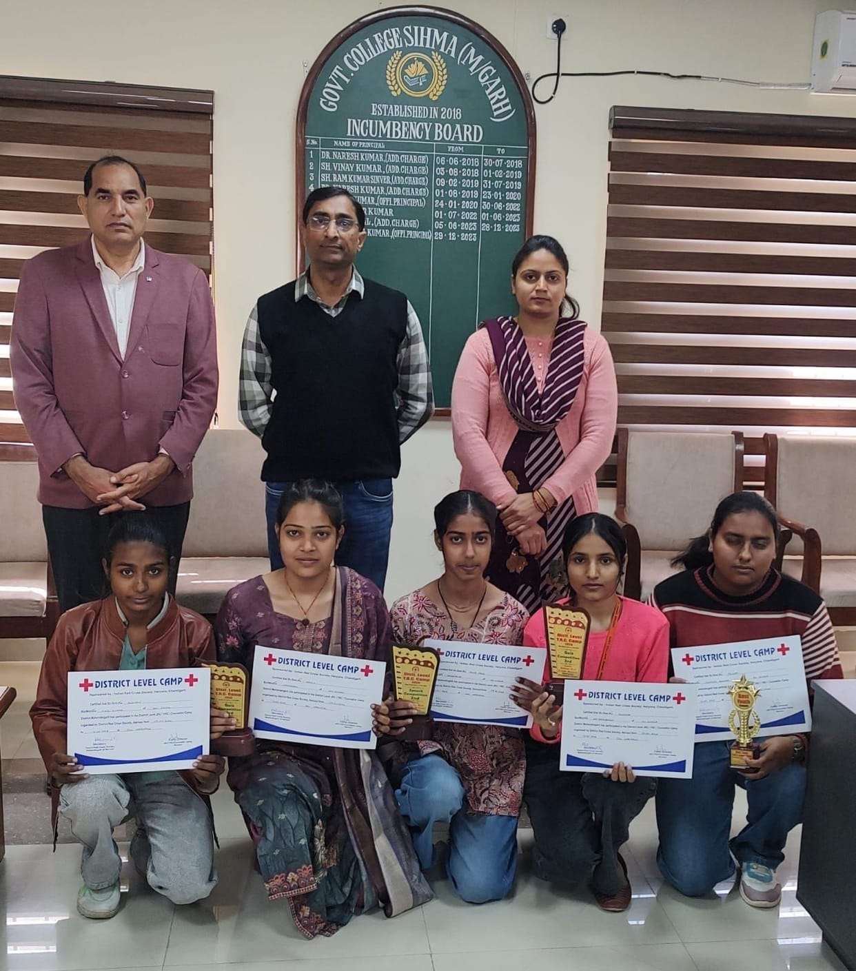 Priya became the best volunteer of Youth Red Cross