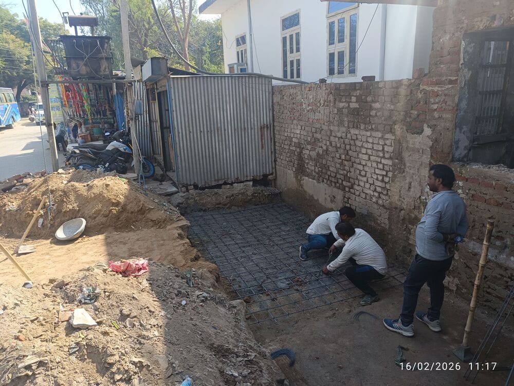Toilet construction begins in the market, people will get basic facilities