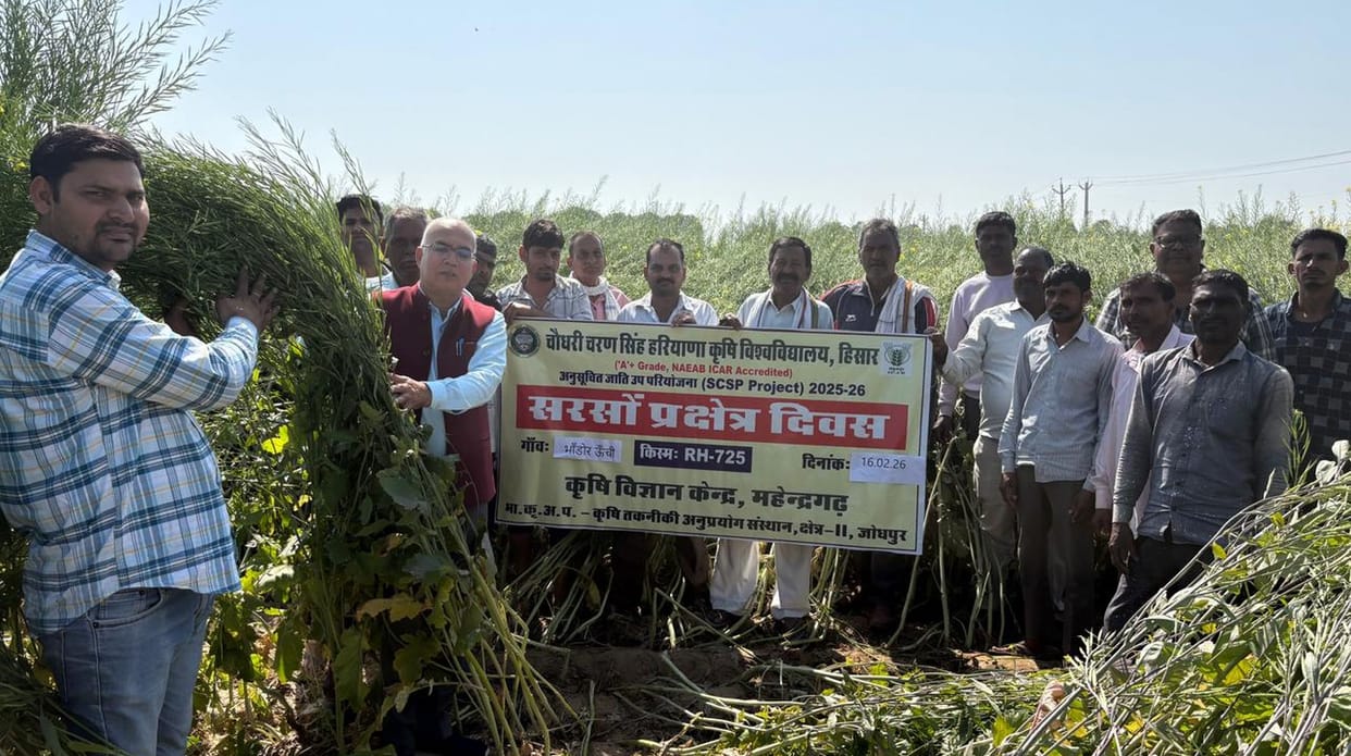 Farmers learned advanced agricultural practices