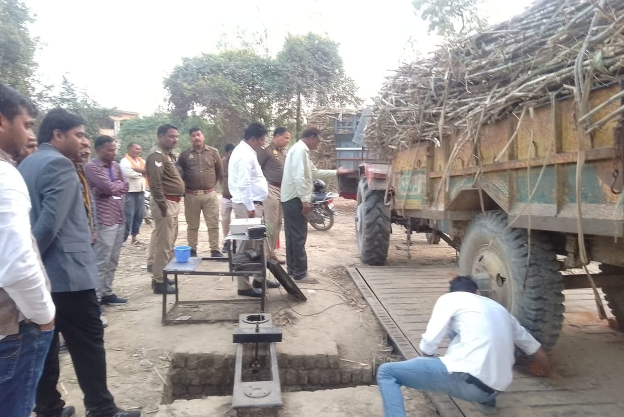Farmers created ruckus alleging short weighing