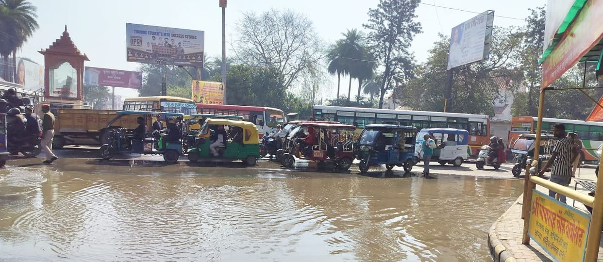 Jal Nigam's pipeline failed before supply in the city
