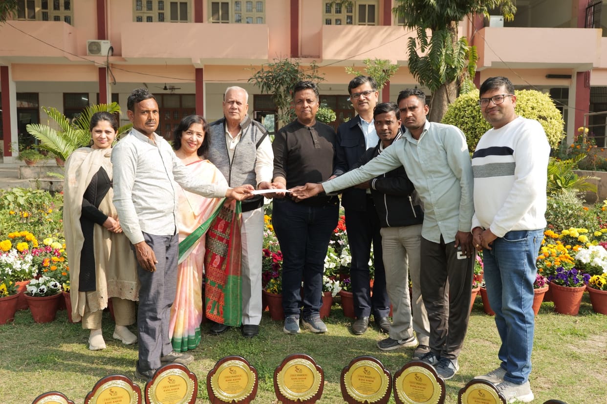 Hindu Girls' College won 16 awards in the Rang Bahar competition.