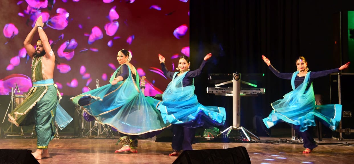 Message of environmental protection amidst songs, music, dance and laughter