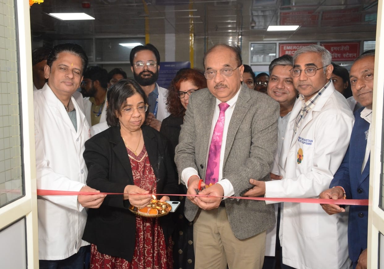 Inauguration of modern ultrasound machine at Sanjay Gandhi PGI
