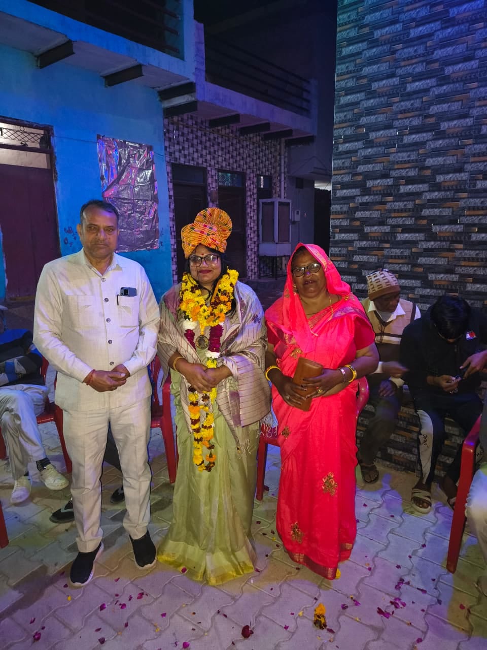 Neeru was welcomed after being selected as Assistant Professor.