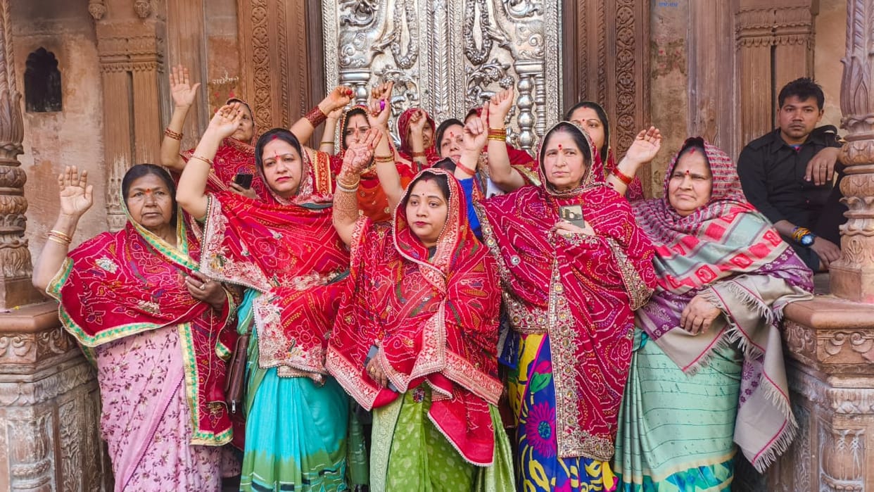 Women expressed displeasure with a member of High Powered Committee