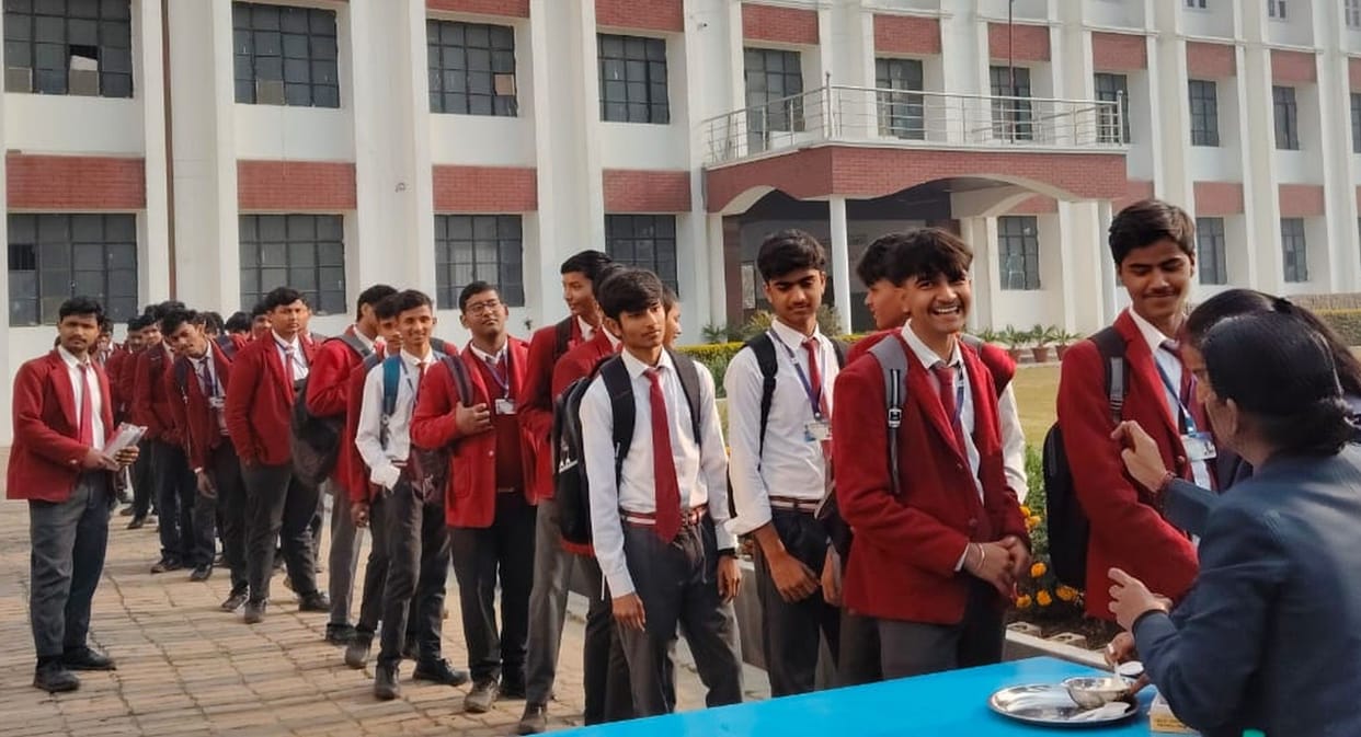 Amid tight security, 1,018 candidates appeared for the exam on the first day at three centres