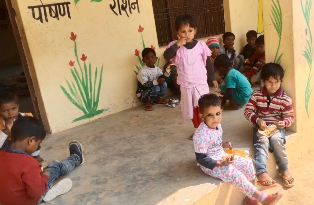 Children are not getting food at Anganwadi Centre