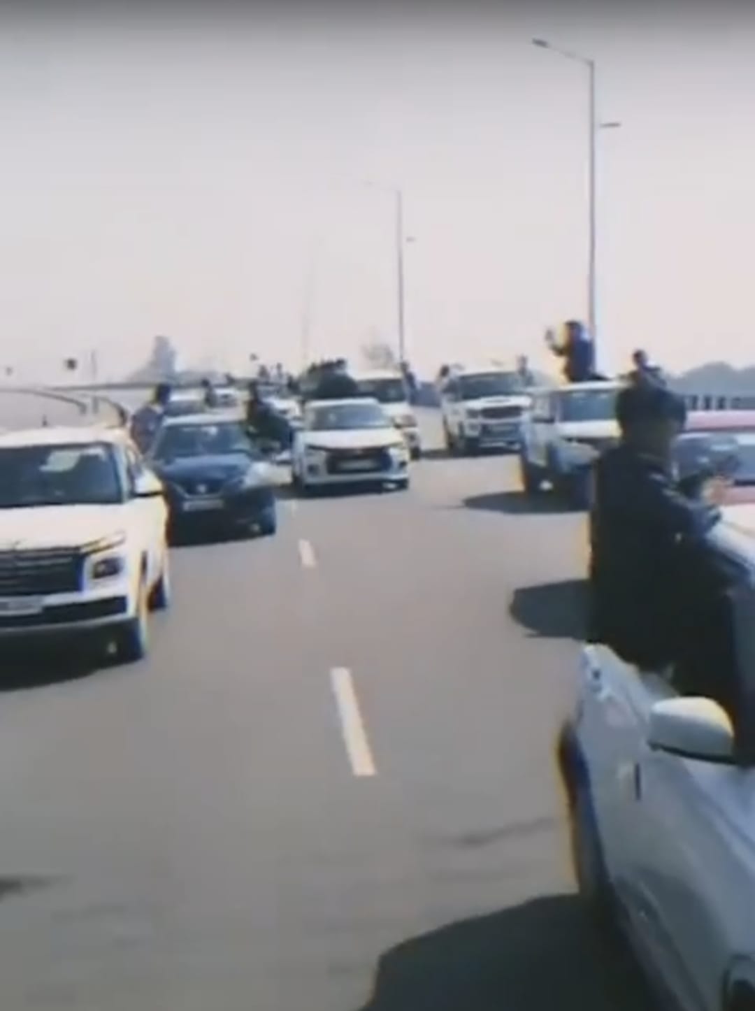 Stuntmen and vehicles on police radar
