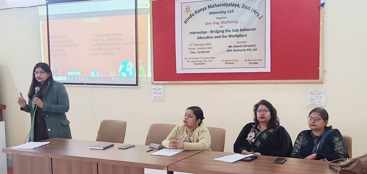 Workshop helpful in career building: Dr. Poonam