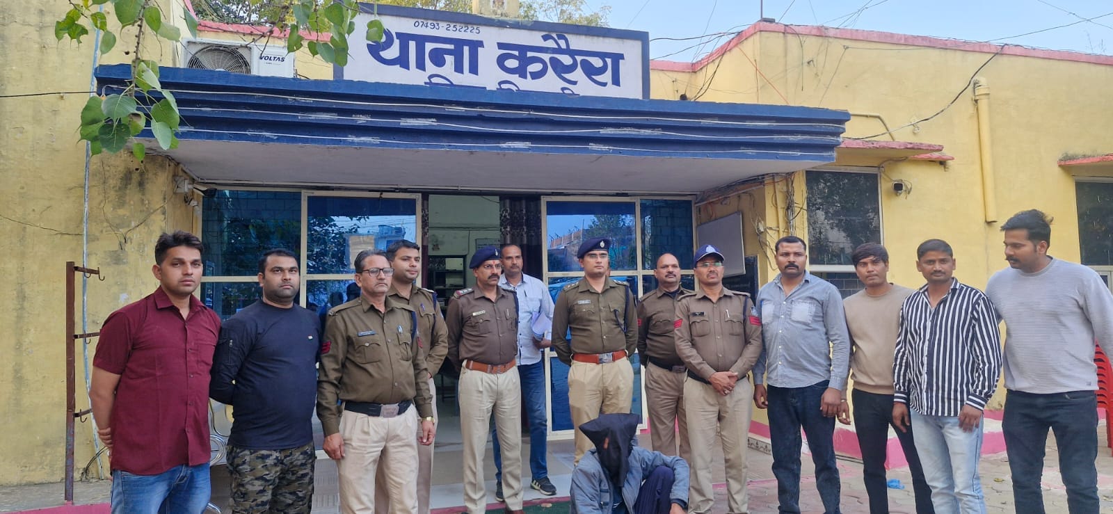 आरोपी पुलिस गिरफ्त में