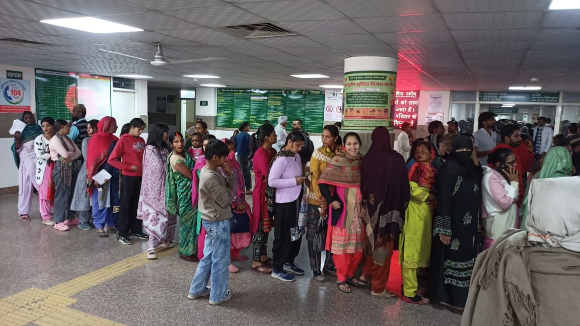 Waiting for hours before treatment in the district hospital