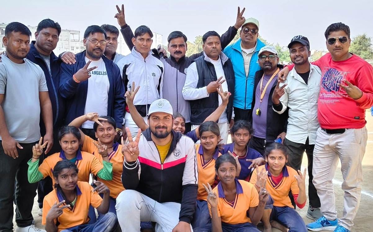 Kheri's girl's kabaddi team again won the title in the divisional competition