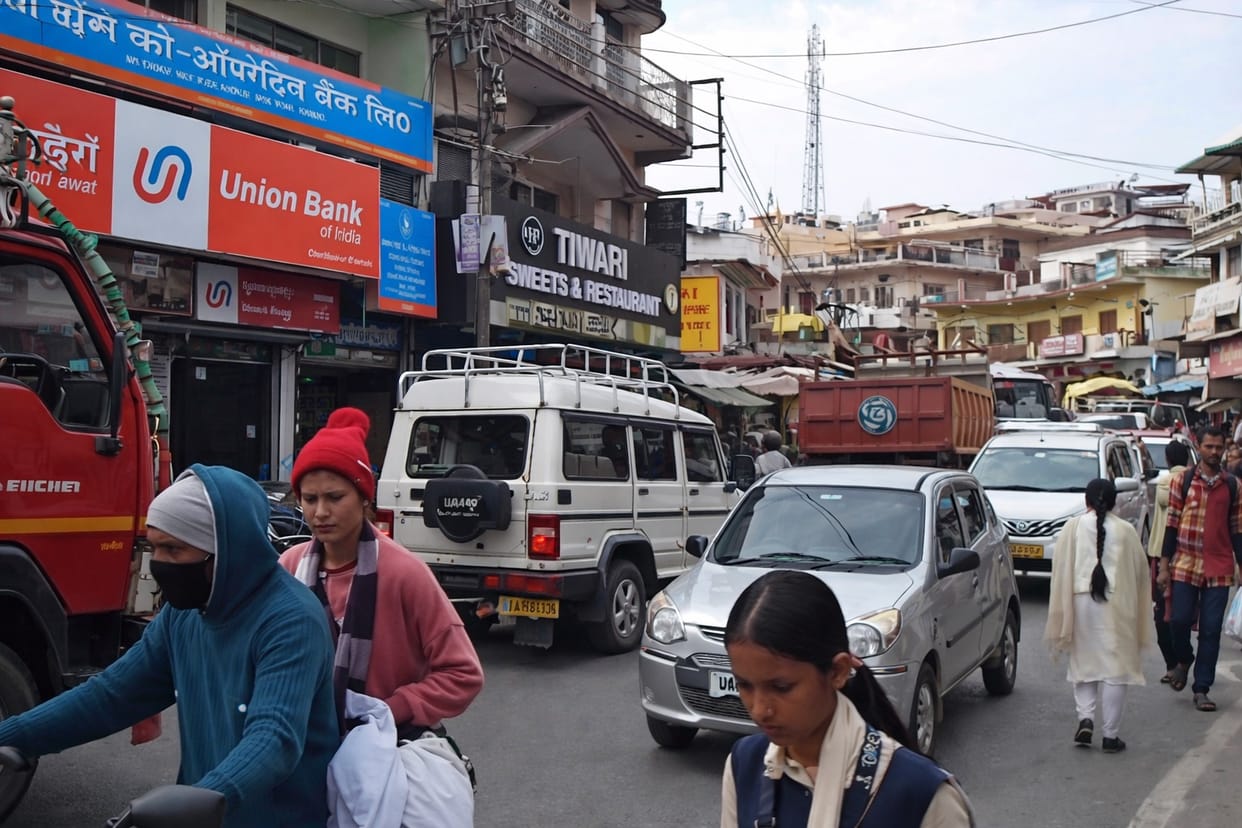 Vehicles parked haphazardly became a problem, causing traffic jams throughout the day.