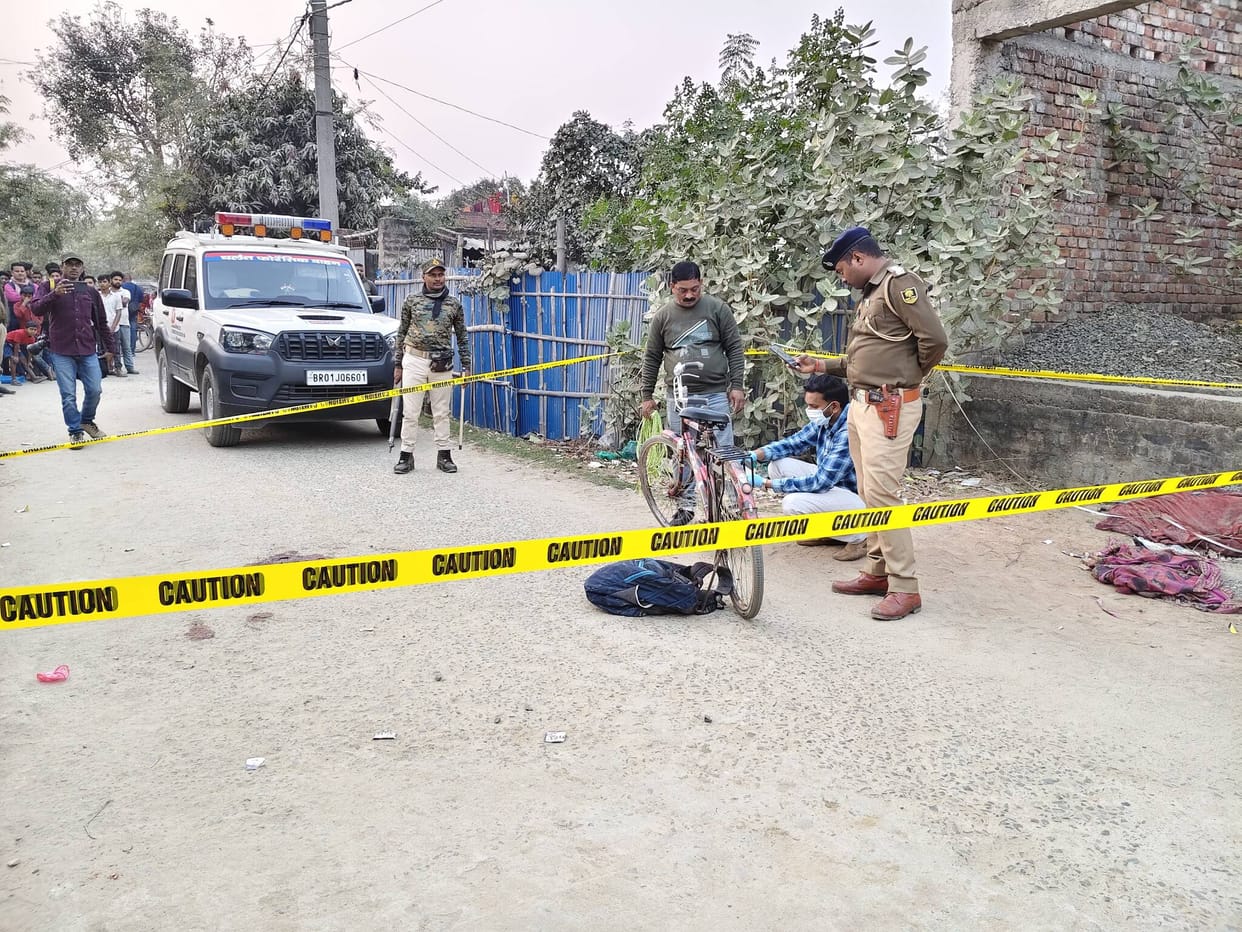Miscreants shot  student returning from school in head in Bihar fighting for his life in coma