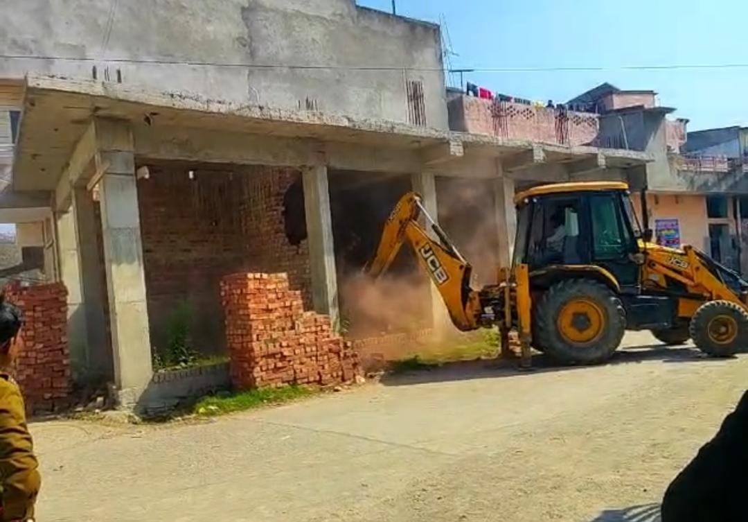The corporation demolished a two-storey illegal building
