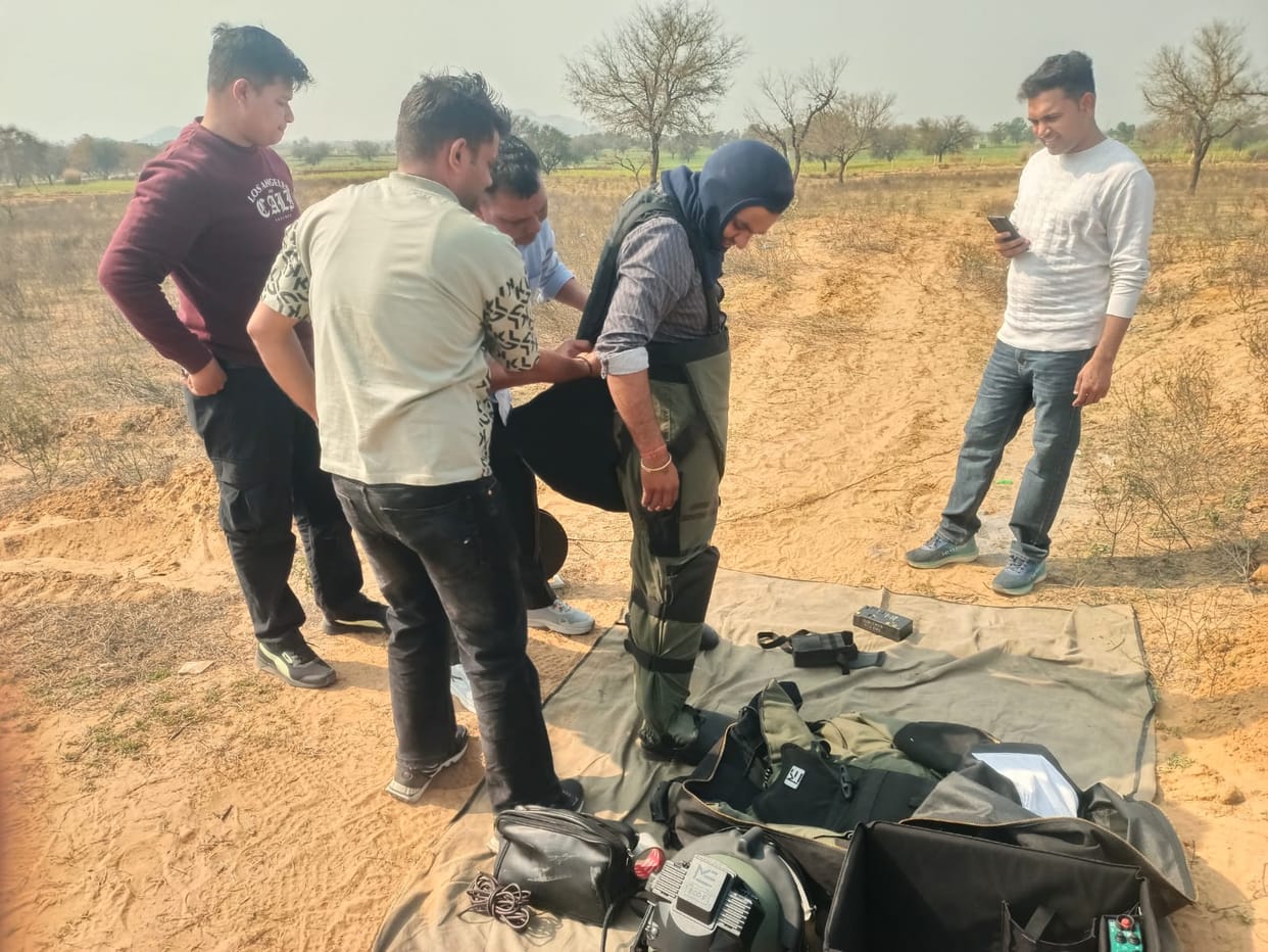 Explosive material found abandoned in the fields of Khanak, defused by bomb disposal squad