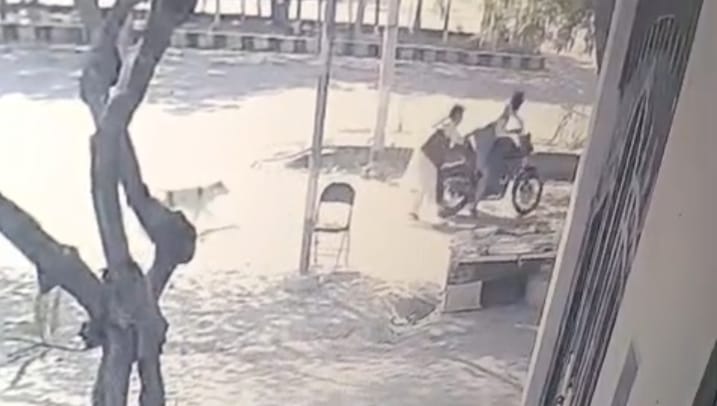 The crook robbed the bank manager's wife of her chain and fled
