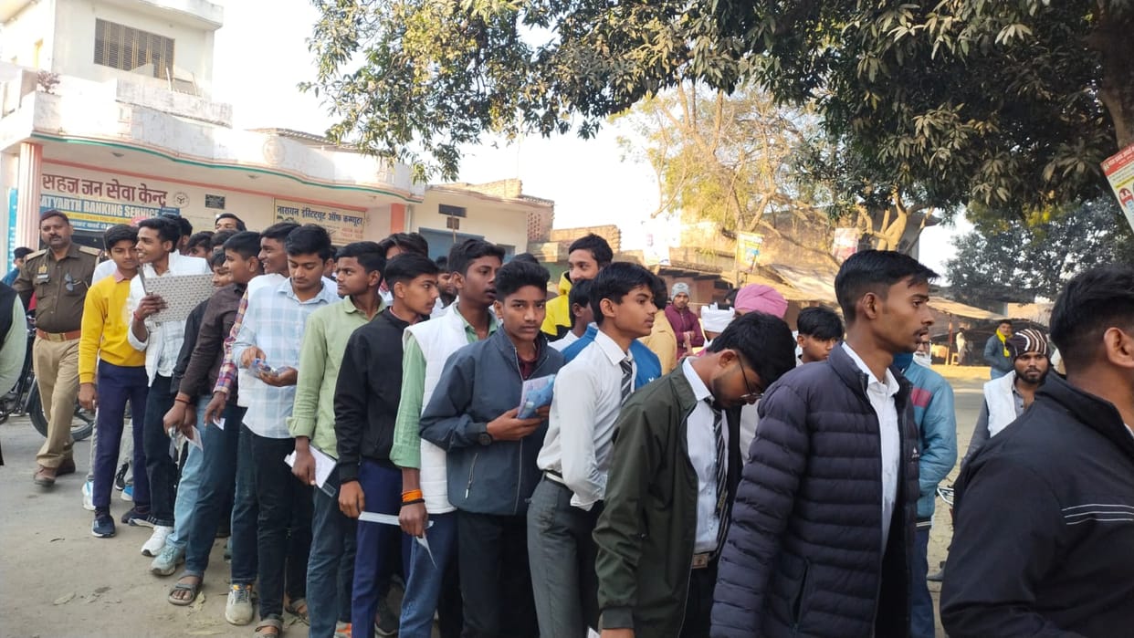 7165 students skipped the board exams on the first day.