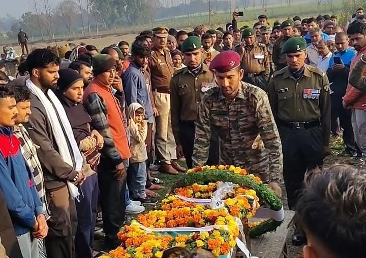 Bhamori soldier Bhushan cremated with state honours