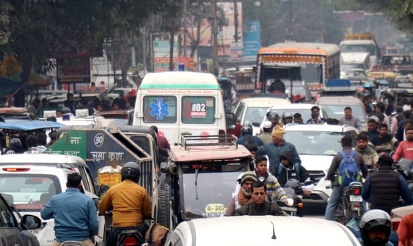 As soon as the exam was over, there was a jam on the barrage road