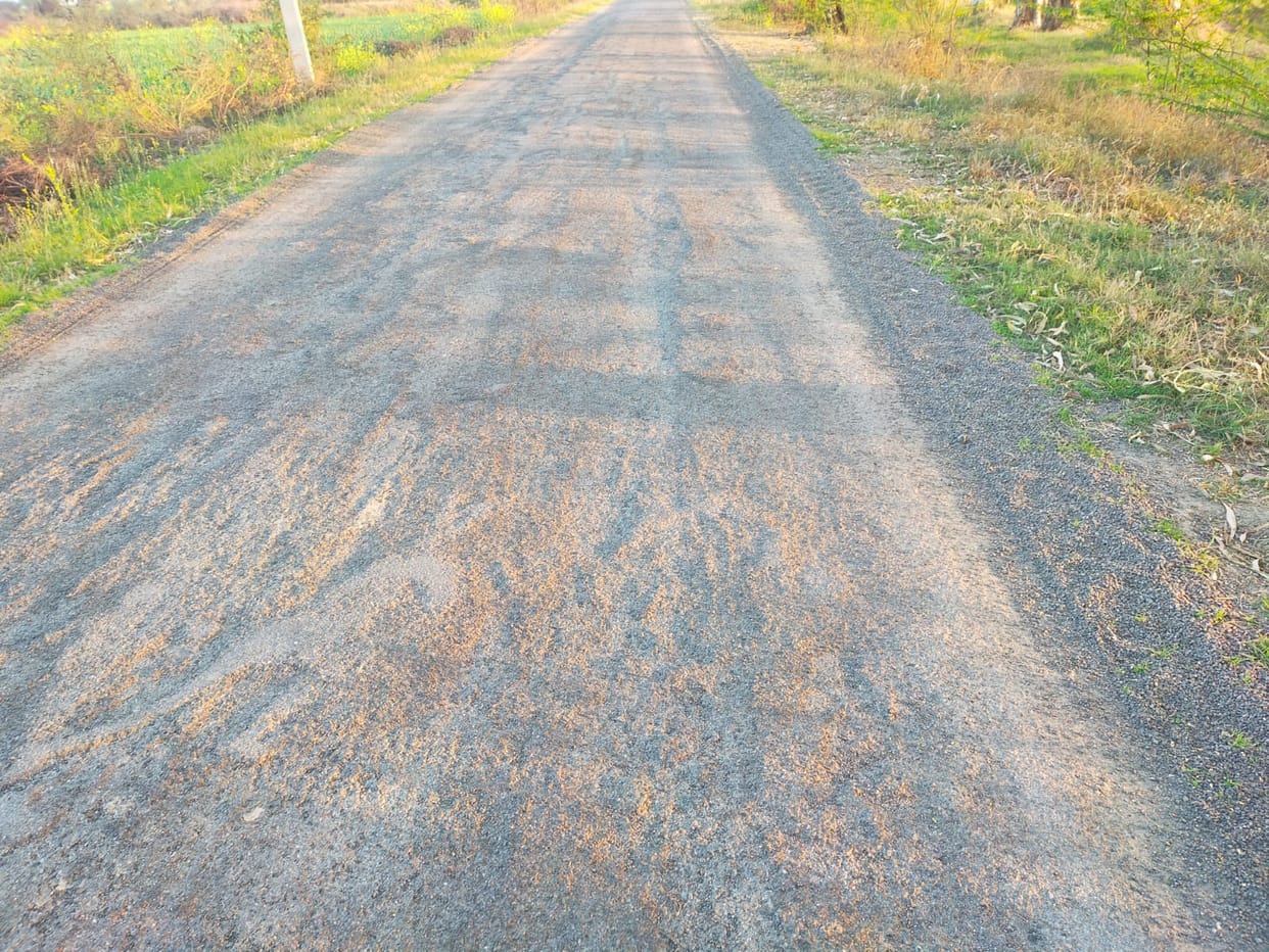 The road collapsed within three months.