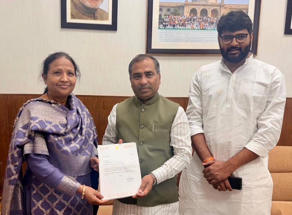 Rajya Sabha MP gave proposals to the Minister of State for PWD